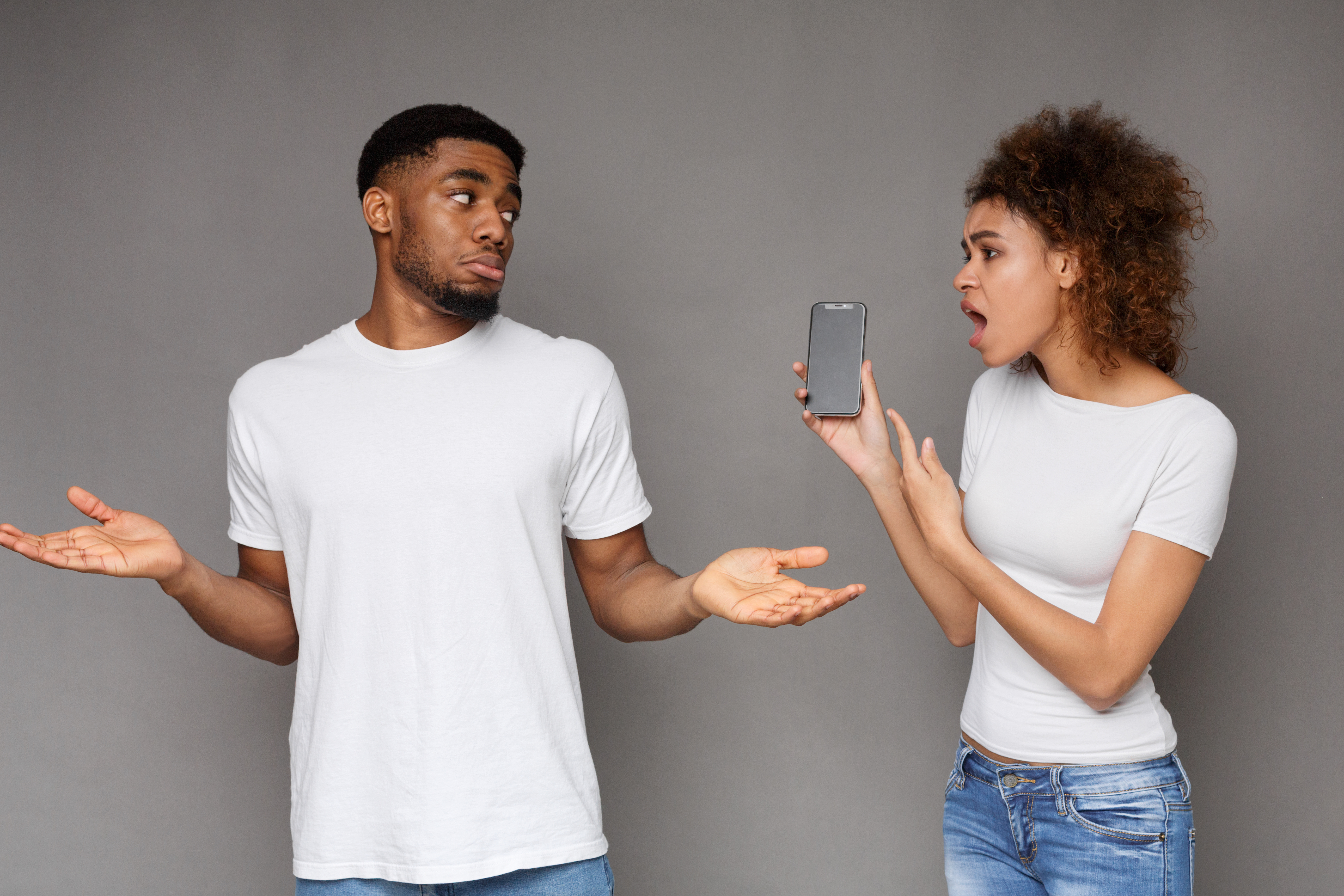 Girlfriend asking for explanation to her cheater boyfriend